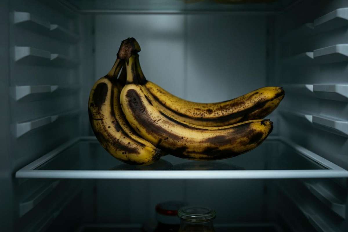 Banane annerite, giardino