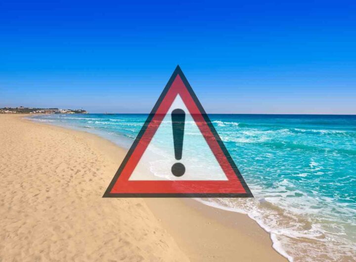 Pericolo spiaggia mare