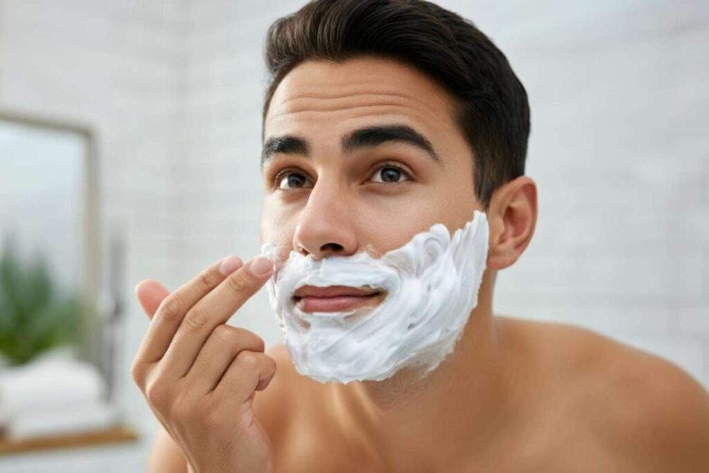schiuma da barba e usi in casa
