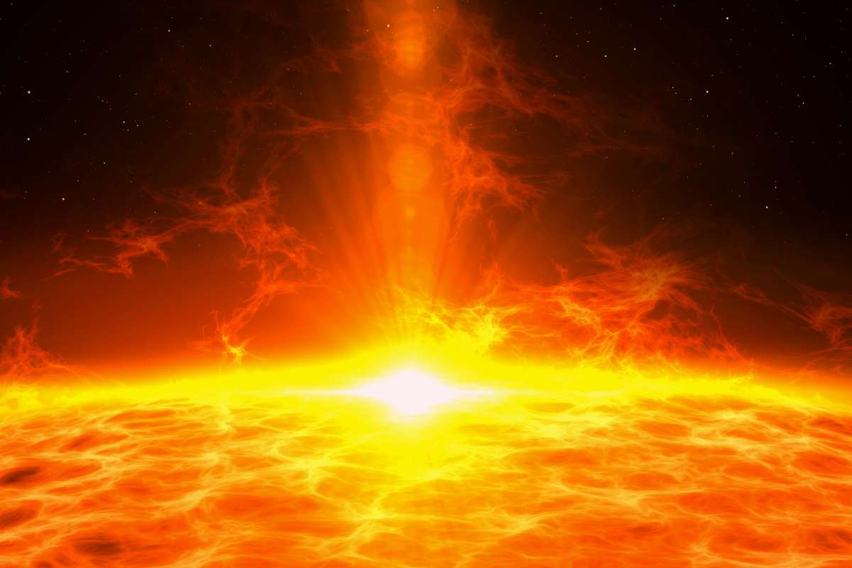 si è aperto un buco sul sole