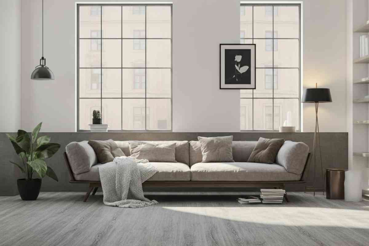 stile minimal senza tende in casa