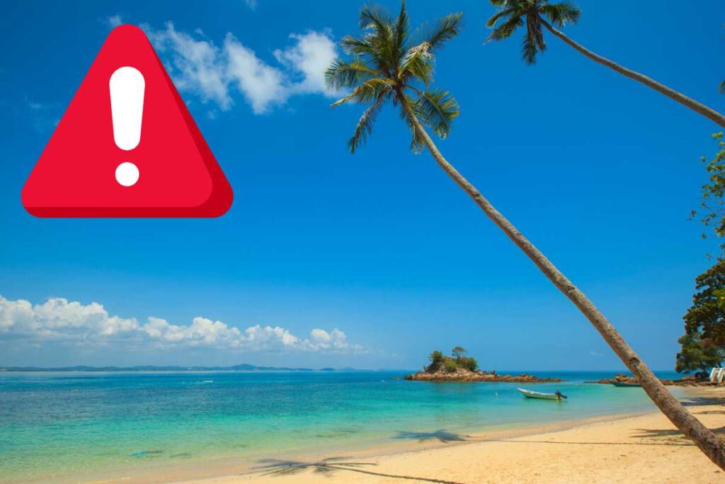 allerta per queste spiagge