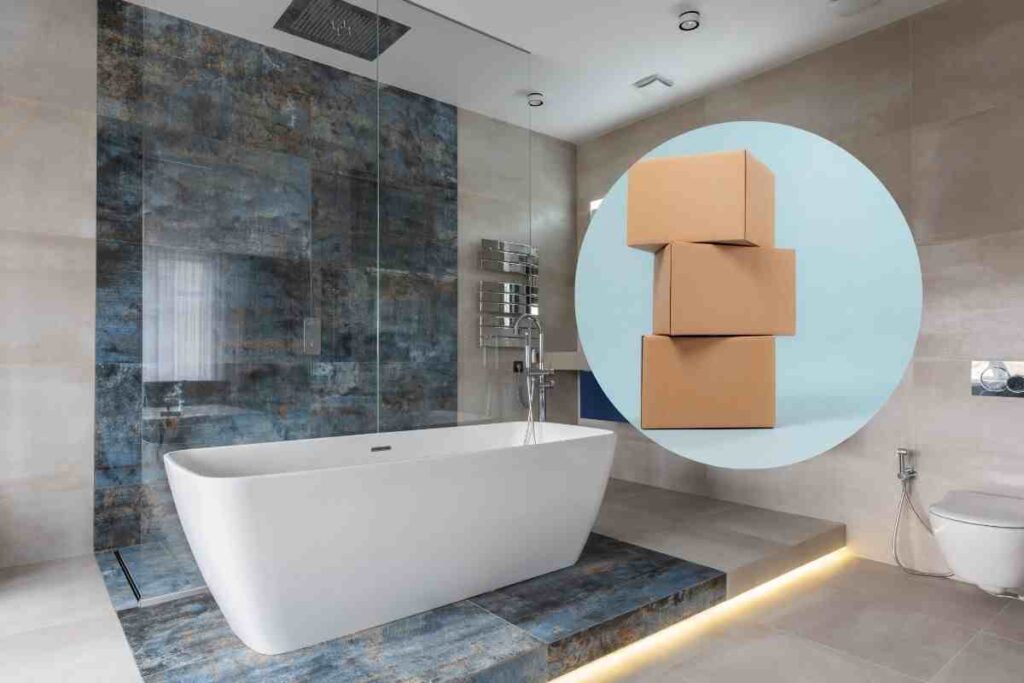 bagno in caos: sistemalo col metodo delle 3 scatole, facile veloce e funziona