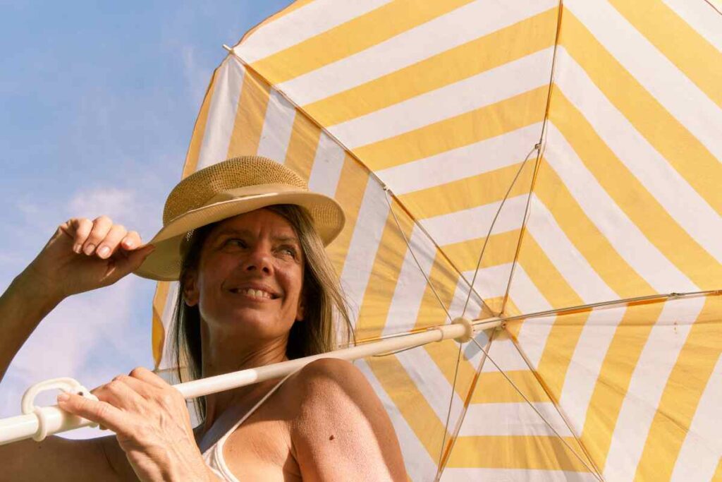 come abbattere stress sotto l'ombrellone
