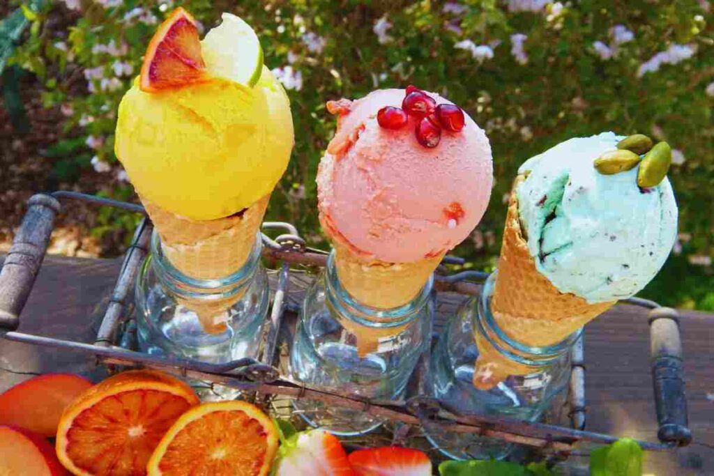 la varietà di gelati nell'etate 2025