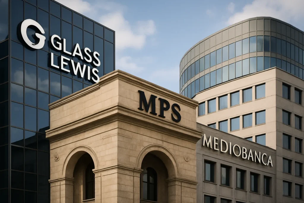 Glass Lewis boccia le Ops di Mps, sì alla fusione Mediobanca: il verdetto dell'advisor