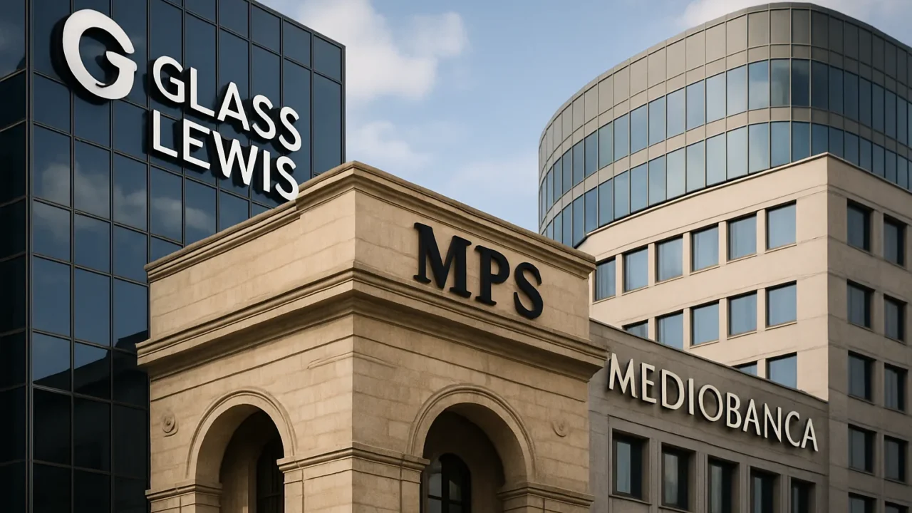 Glass Lewis boccia le Ops di Mps, sì alla fusione Mediobanca: il verdetto dell'advisor