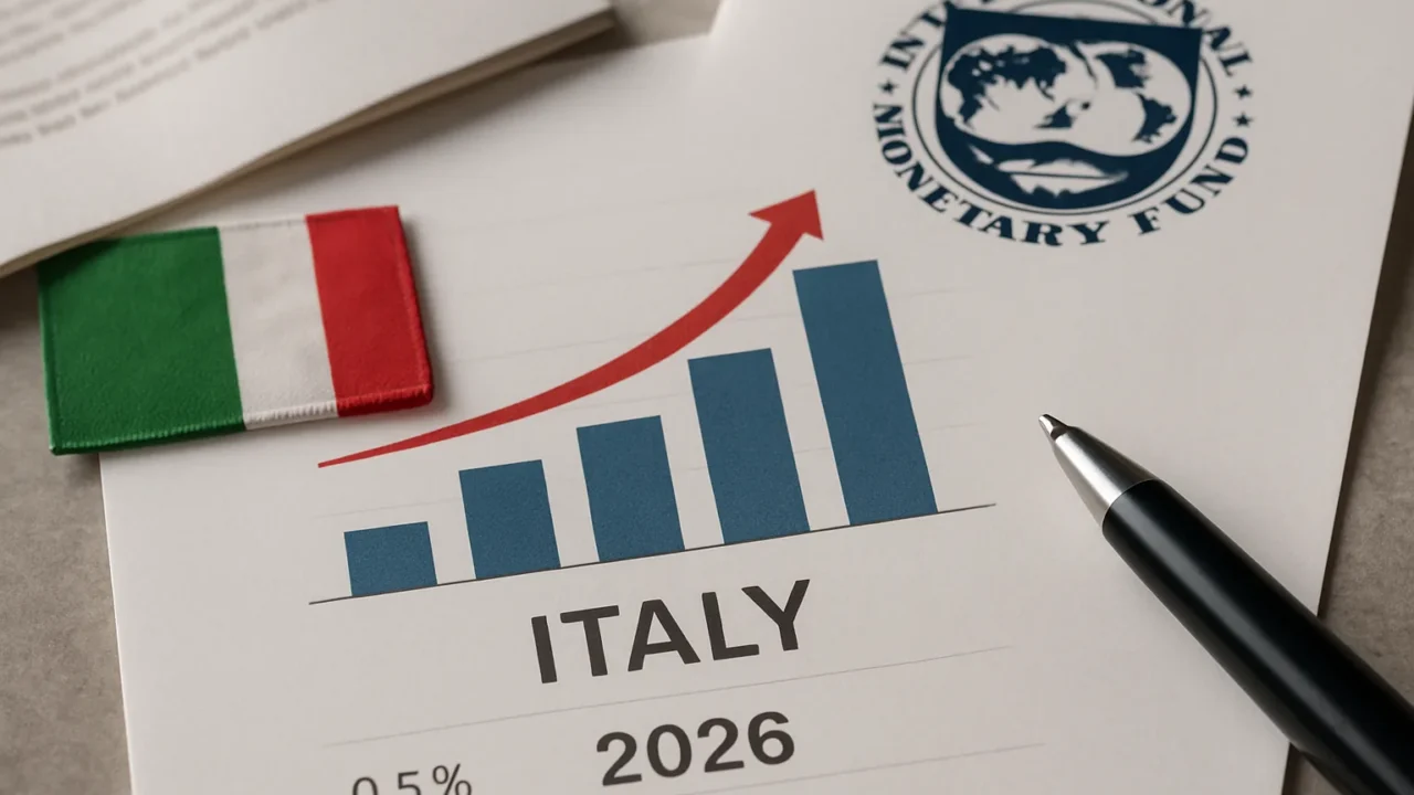 Fmi migliora le stime sul Pil italiano: da 0,5% a 0,8% nel 2026
