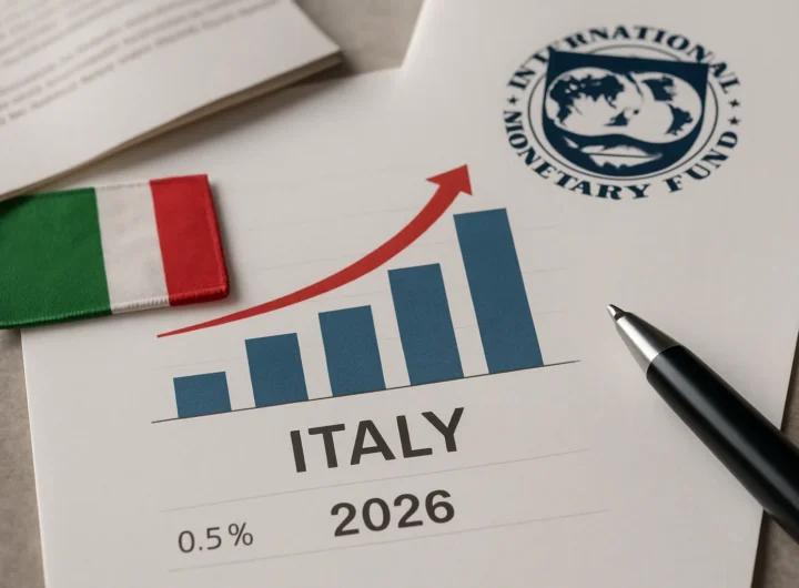 Fmi migliora le stime sul Pil italiano: da 0,5% a 0,8% nel 2026