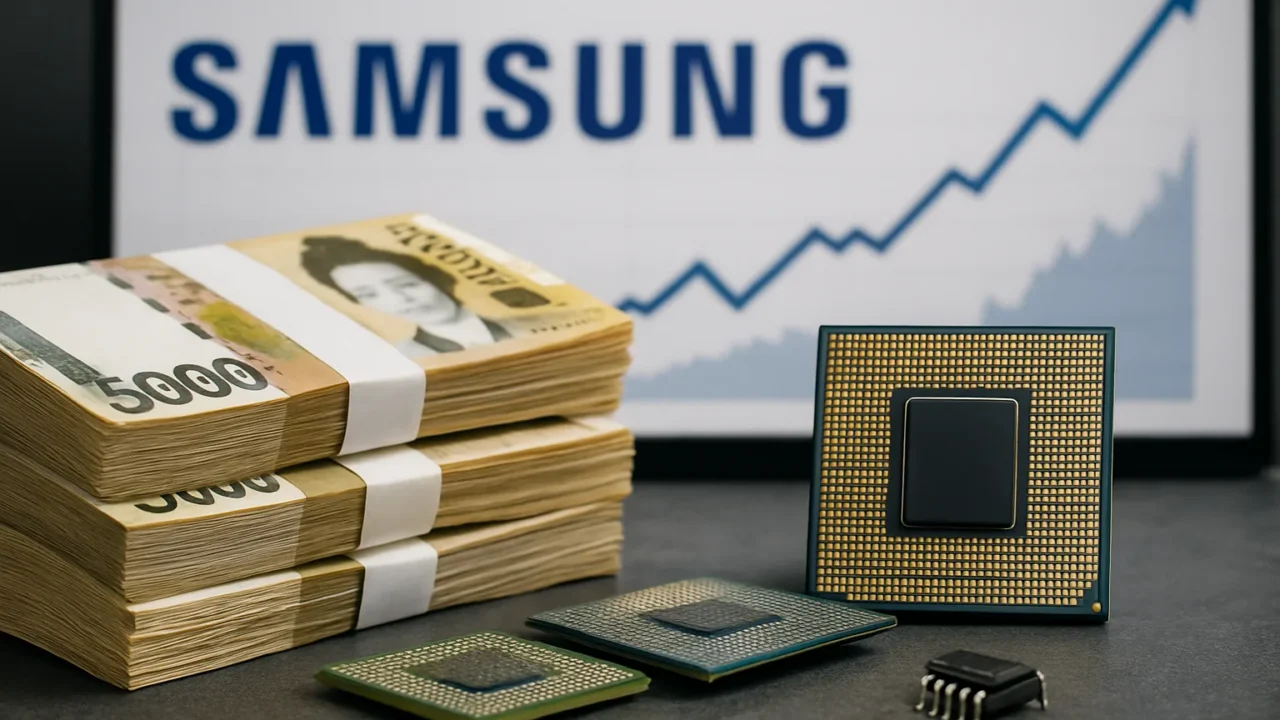 Samsung stima utile operativo record: 80 miliardi nel Q3 2026, boom dell'IA trainante