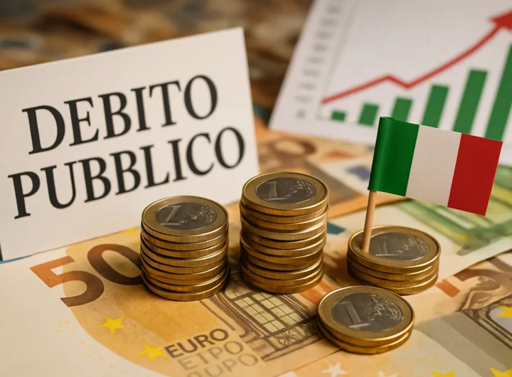Debito pubblico italiano: scende a 3.200,8 miliardi ad agosto, -6,1 miliardi in un mese