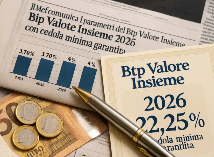 Btp Valore Insieme: cedola minima al 22,25%, ecco i tassi per ogni tranche