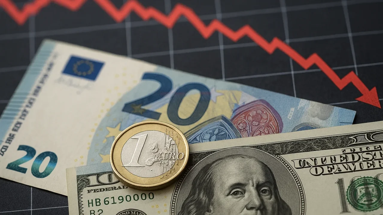 Euro ai minimi da 17 mesi: tocca 1,1161 dollari, crisi francese e elezioni spagnole pesano sulla moneta